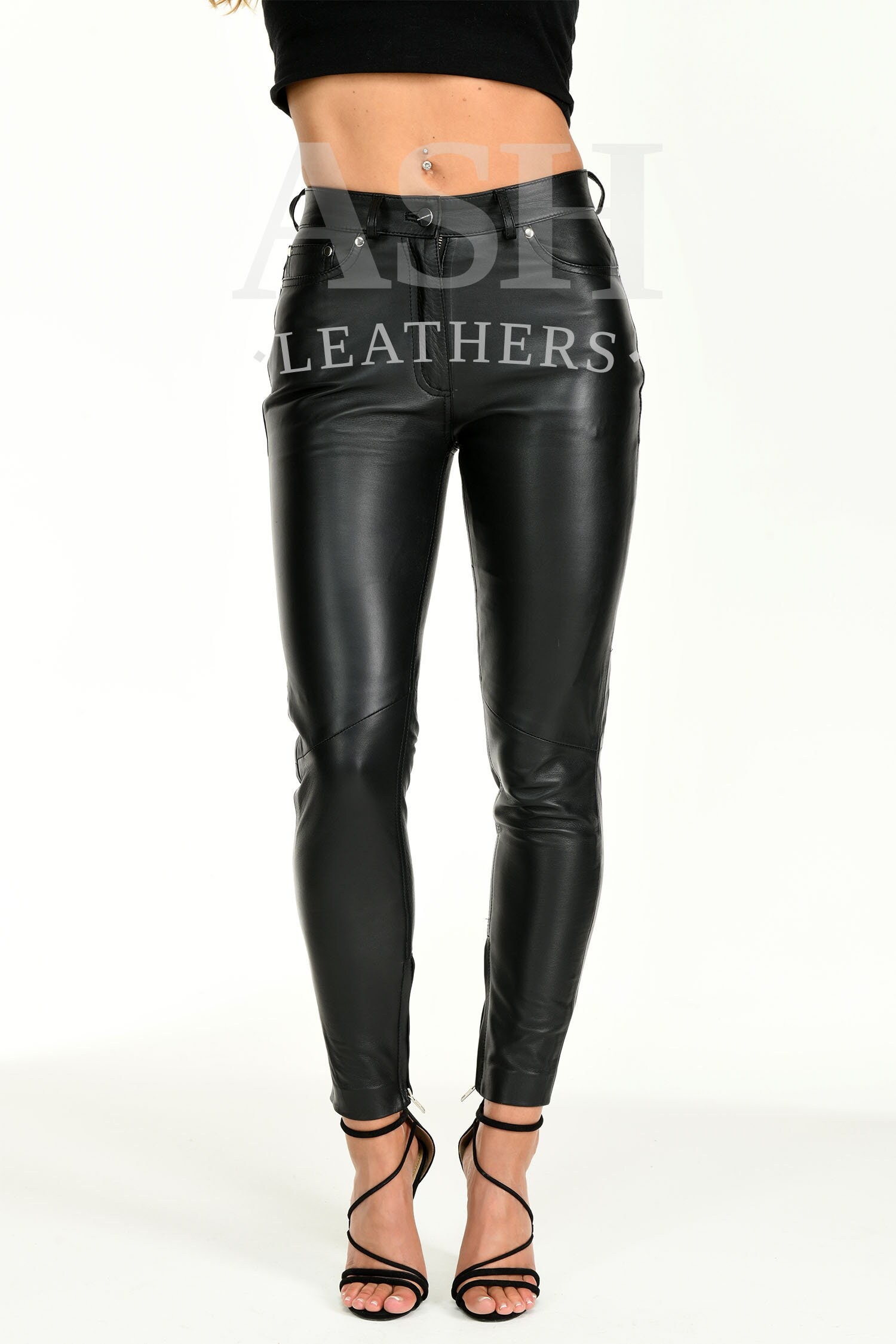 Red Leather Pants Women -  New Zealand