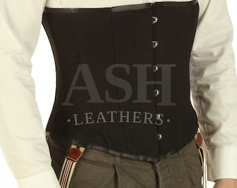 Corset premium pour hommes : corset de renforcement de la taille, amélioration de la posture, maintien du dos - Achetez le corset en cuir ultime, corset pour homme