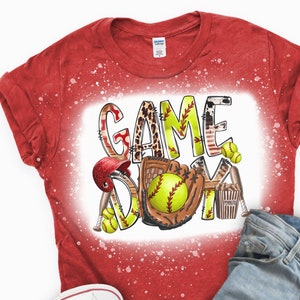 softball bleached tshirt, softball game day shirt, softball team mom life tee, sports mom shirt, cute softball shirt, softball coach t shirt