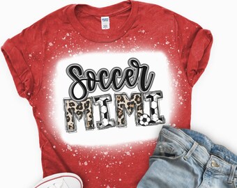 Soccer Mimi Shirt, Bleached tshirt, Sports Mom Shirt, Sports Grandma shirts, gift for Mimi, soccer grandma, soccer mom shirt, gameday soccer