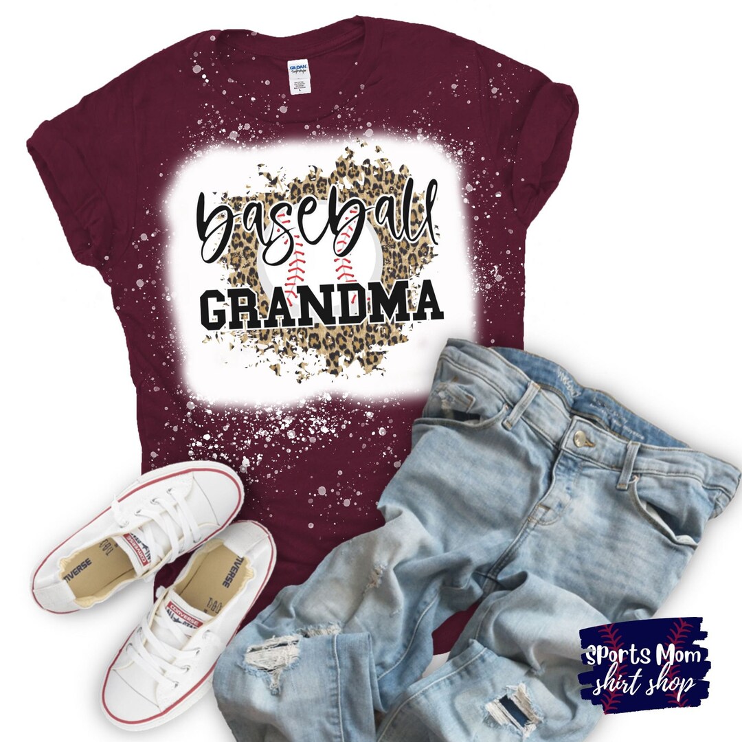 Baseball Grandma Shirt Grandma Baseball Baseball Grandson Etsy