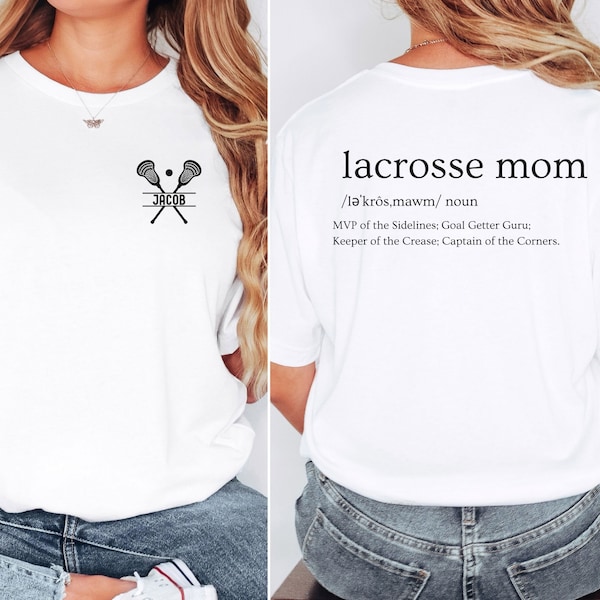 lacrosse mom shirt, Funny lacrosse team mom hoodie, gift for lacrosse mama sweatshirt, lacrosse mom gift, game day lacrosse spirit wear tee