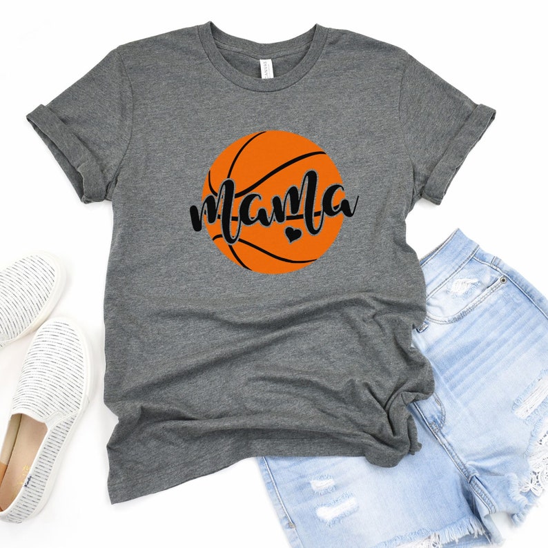 Basketball Mom Shirt Basketball Mama Tshirt Bball Mom Tee Etsy