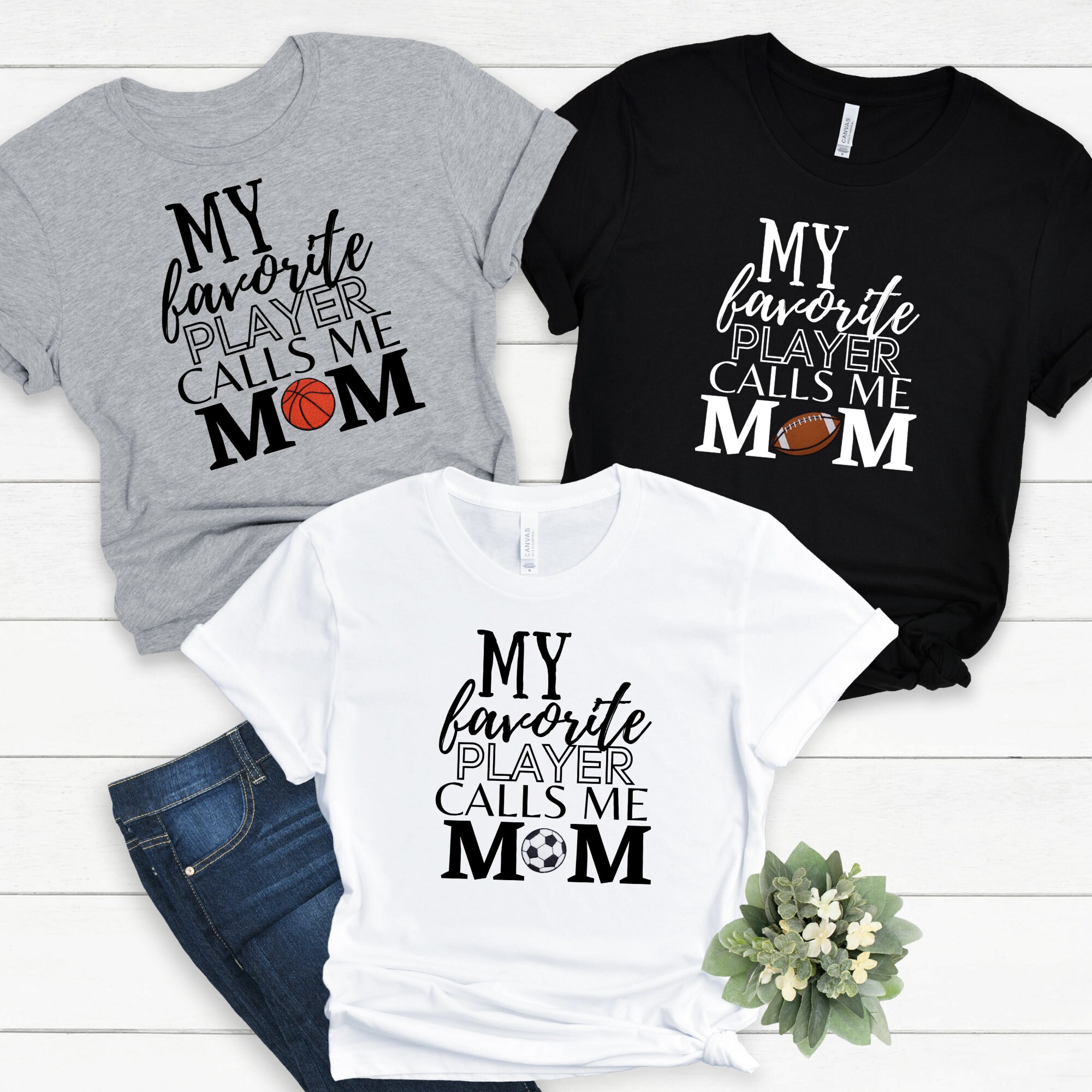 Multiple Sports Mom Shirt With 5 Sports Personalized Sports Etsy