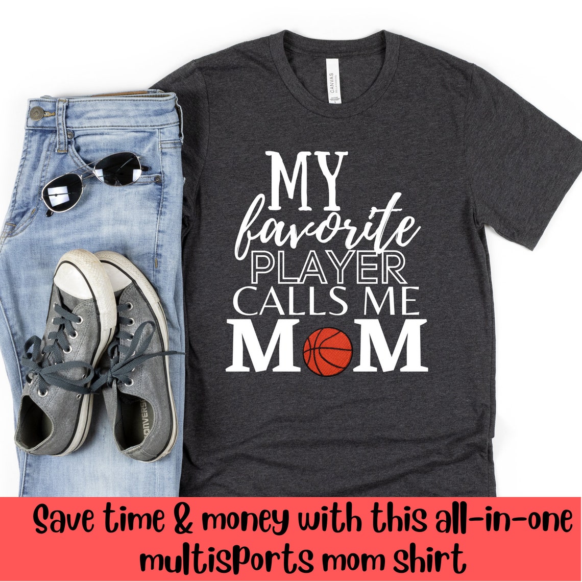 Multiple Sports Mom Shirt With 5 Sports Personalized Sports Etsy