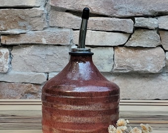 Handmade Ceramic Olive Oil Dispenser