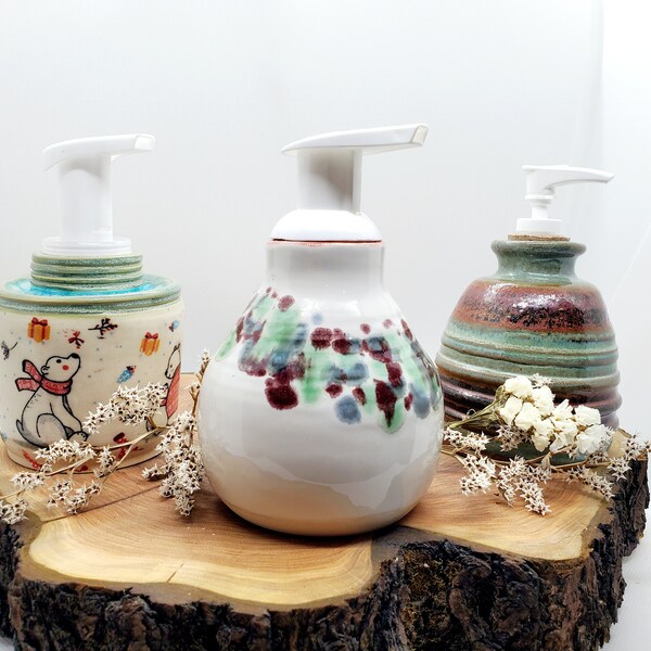 Ceramic Soap Dispenser - Etsy