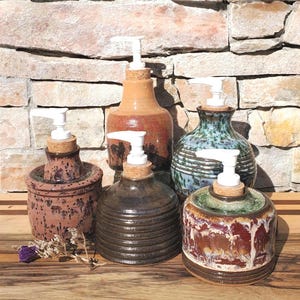 Hand Keramik Seifenspender