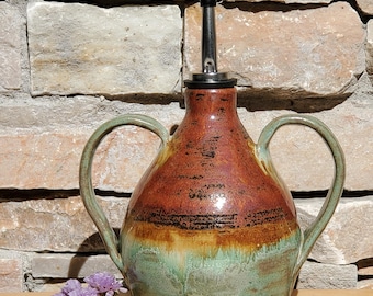 Handmade Ceramic Olive Oil Dispenser