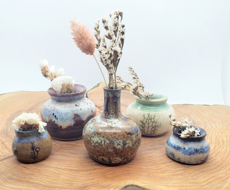 Mini Ceramic Vases Etsy