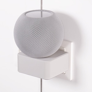 HPM1 - HomePod mini Halter für die Steckdose - eckig
