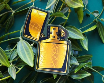 Web Lighter TMA The Magnus Archives sticker - Glossy vinyl sticker - 6.2x8 cm in size