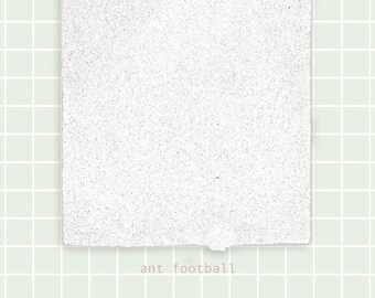 A4 handmade recycled paper in colour "Ant football" - Handmade paper for art and journalling - Single sheet