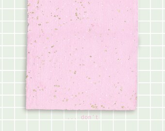 A4 handmade recycled paper in colour "... don't" - Handmade paper for art and journalling - Single sheet