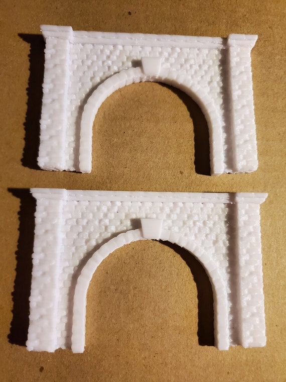 N Scale Tunnel Portal Set White | Etsy
