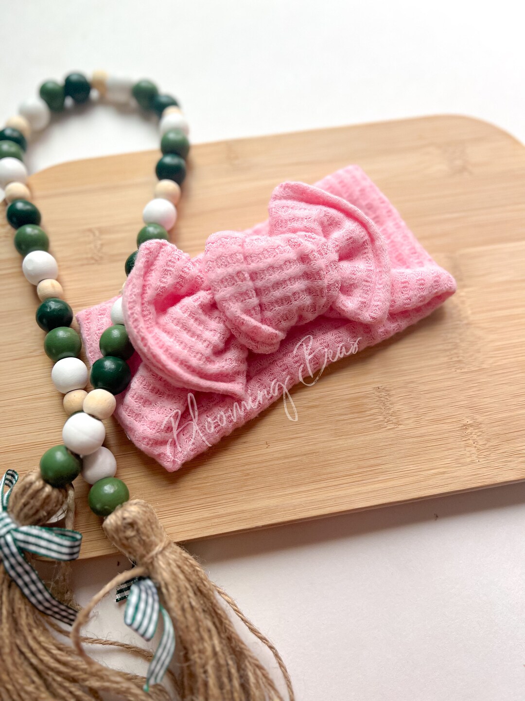 Cotton Candy Pink Knotted Headband I Baby Pink Baby Headband I Etsy