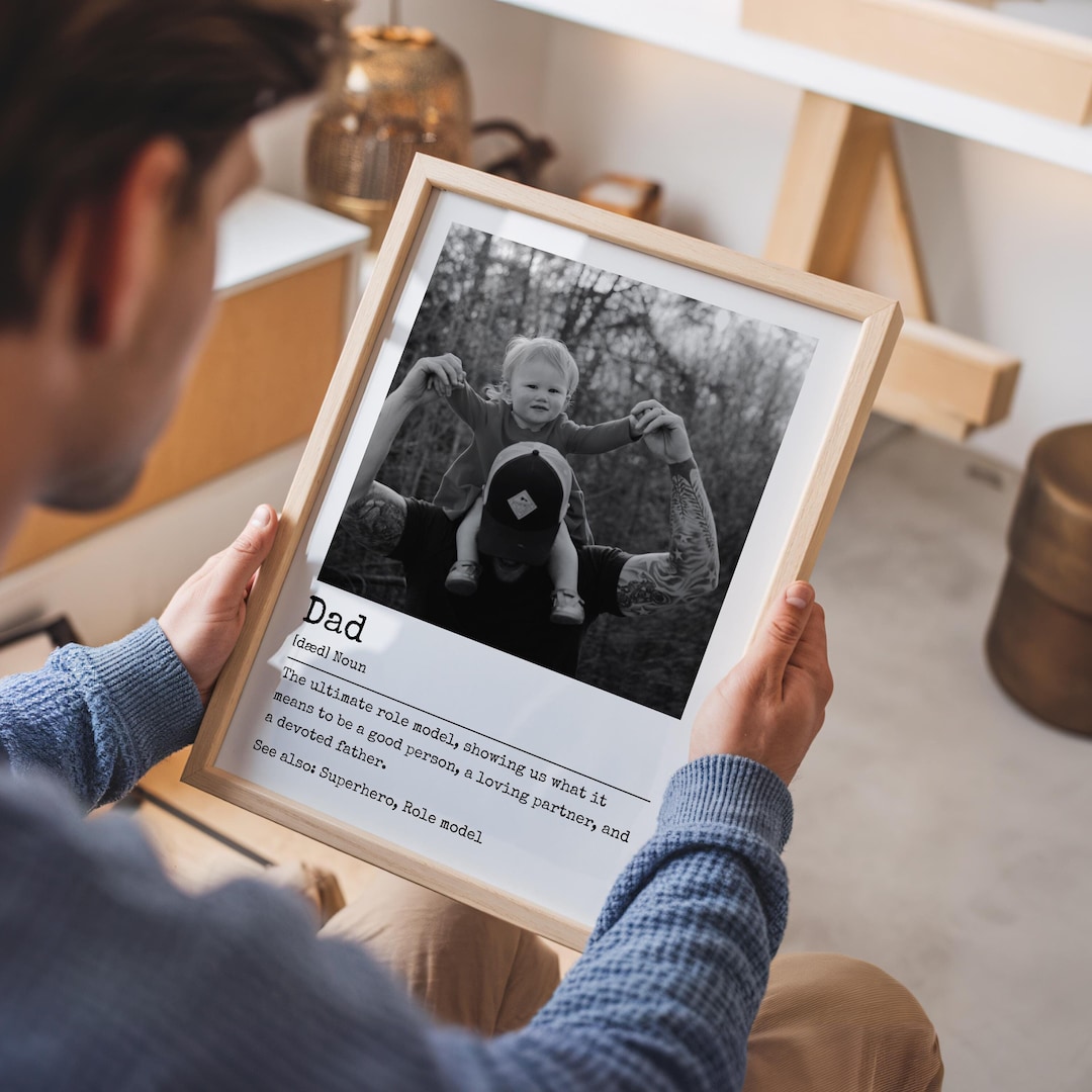 Dad Definition Print Dad Christmas Gift From Daughter, Father ...