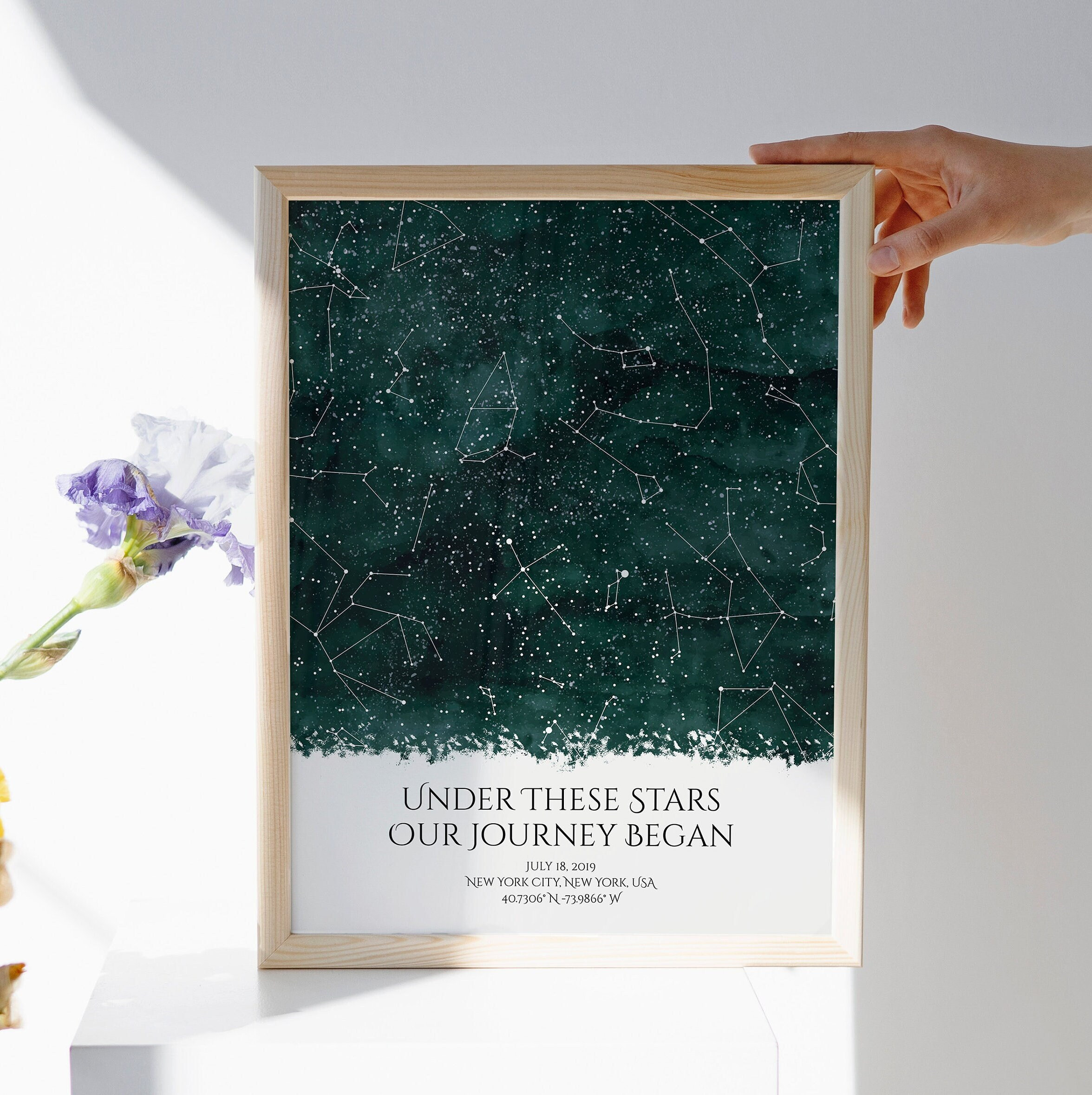 The Night We Met Star Map