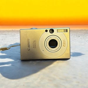 Canon IXUS 70 Vintage Digital Camera | Retro Silver Point & Shoot | Tested Working | Collector&#39;s Gift