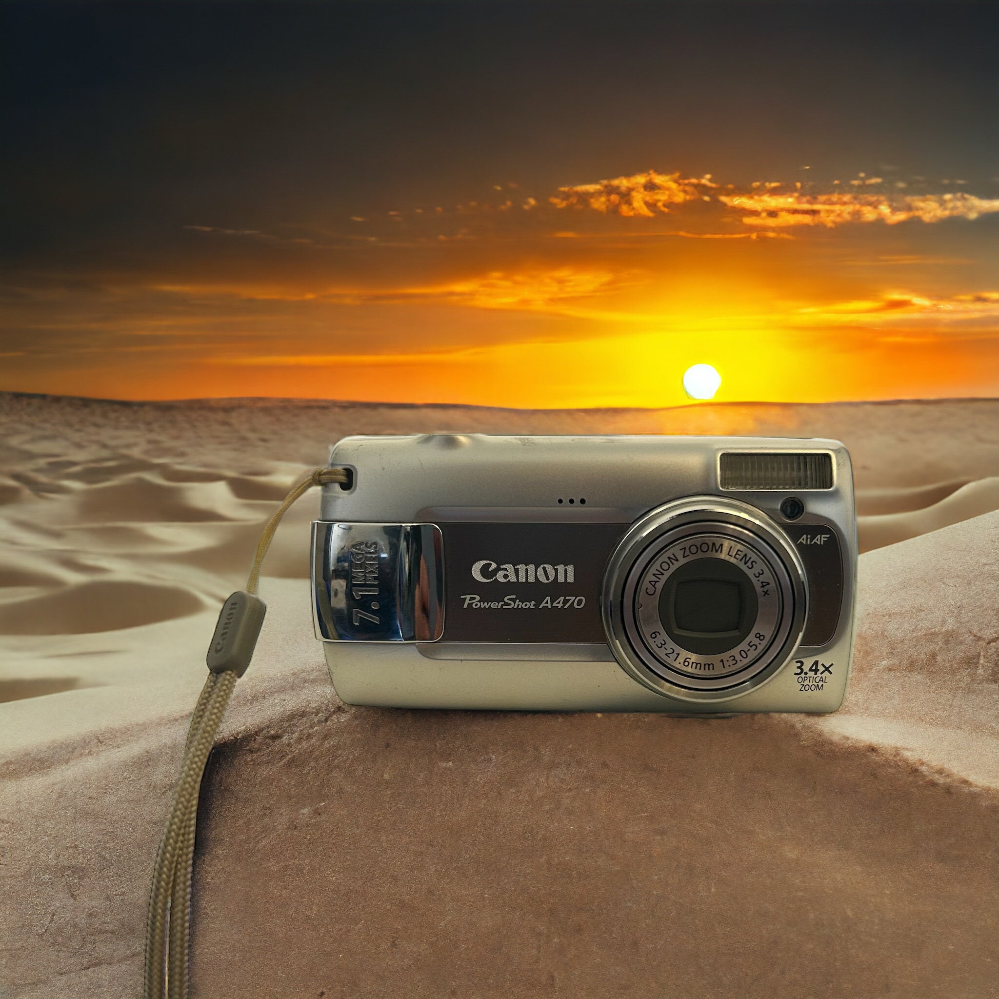 CANON PowerShotA470 シルバー系カバー付き CANON PowerShotA470 シルバー系カバー付き Canon PowerShot A470