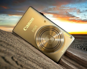 Canon IXUS 140 16MP 8x Optical Zoom Silver Y2K