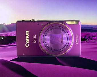 Canon IXUS 285 HS 20.2 MP Digital Camera 12x Optical Zoom Purple Y2K