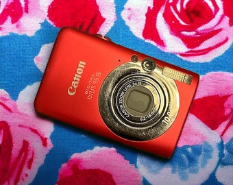 Canon Digital IXUS 95 IS Digital Camera 10 Megapixel 3x Optical Zoom Pink Y2K