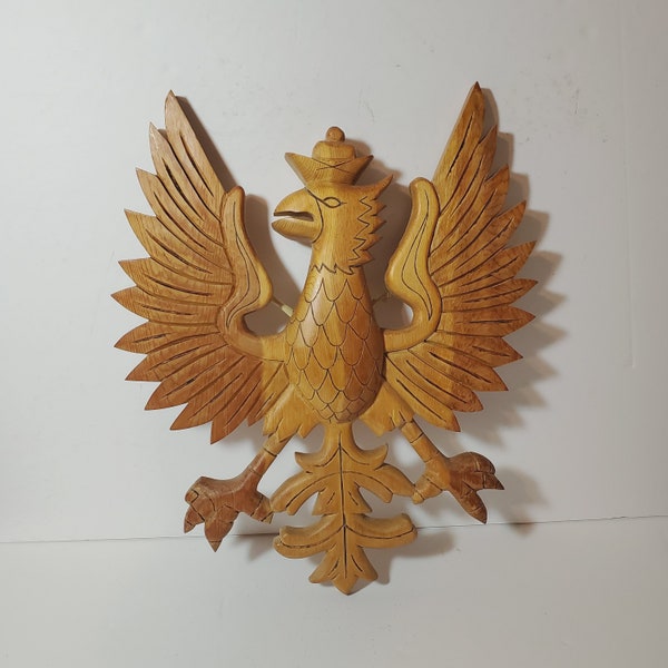 Wooden Eagle Plaque Etsy