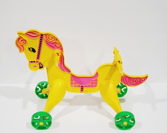 1960s Vintage Mattel Tippee Toes Doll Riding Horse