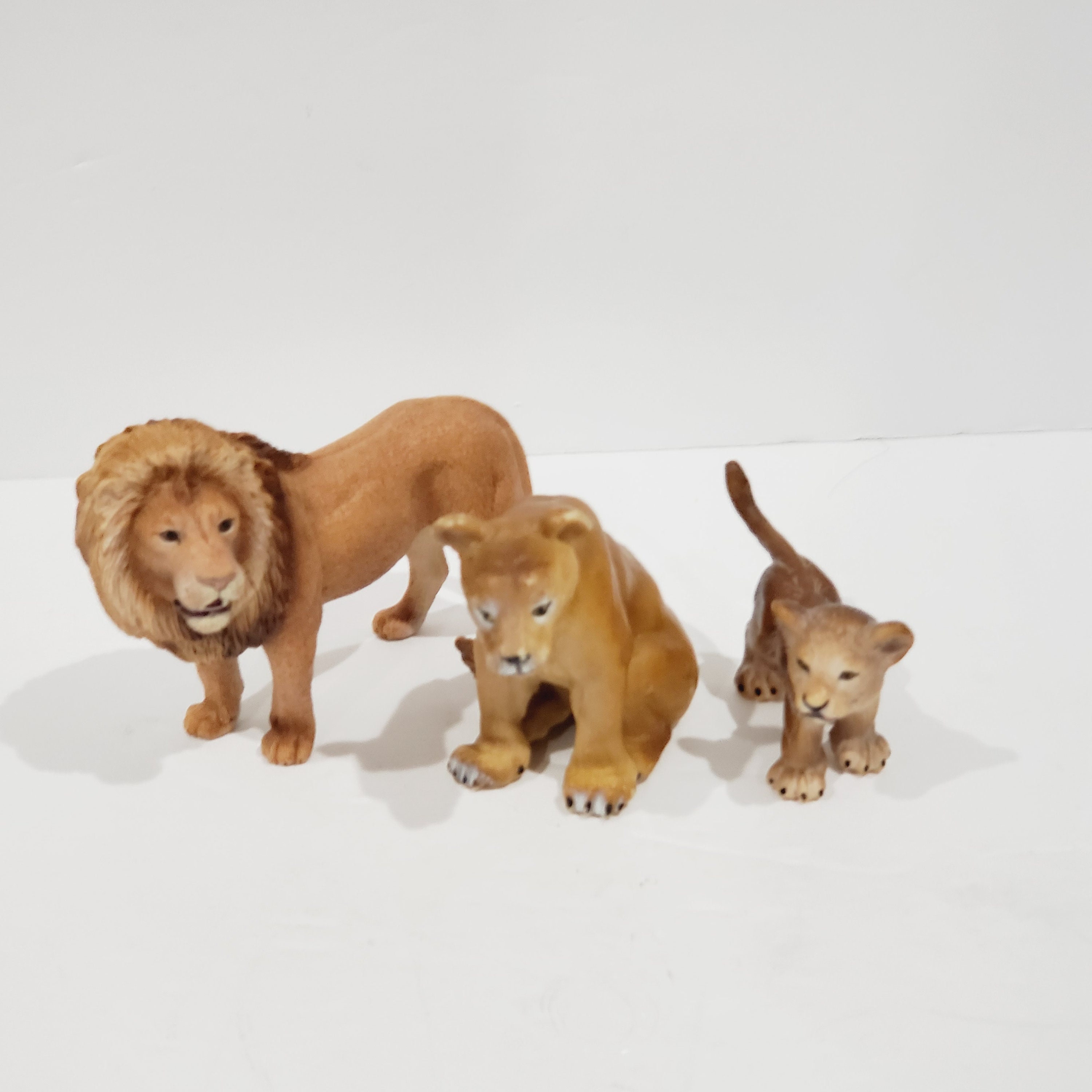 Schleich Lion Family Lion Lioness and Cub Etsy UK