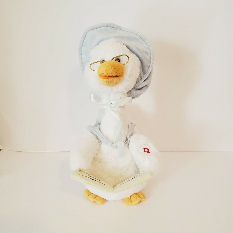 Cuddle Barn Plush Talking Mother Goose Animated Baby KidsToy image 1