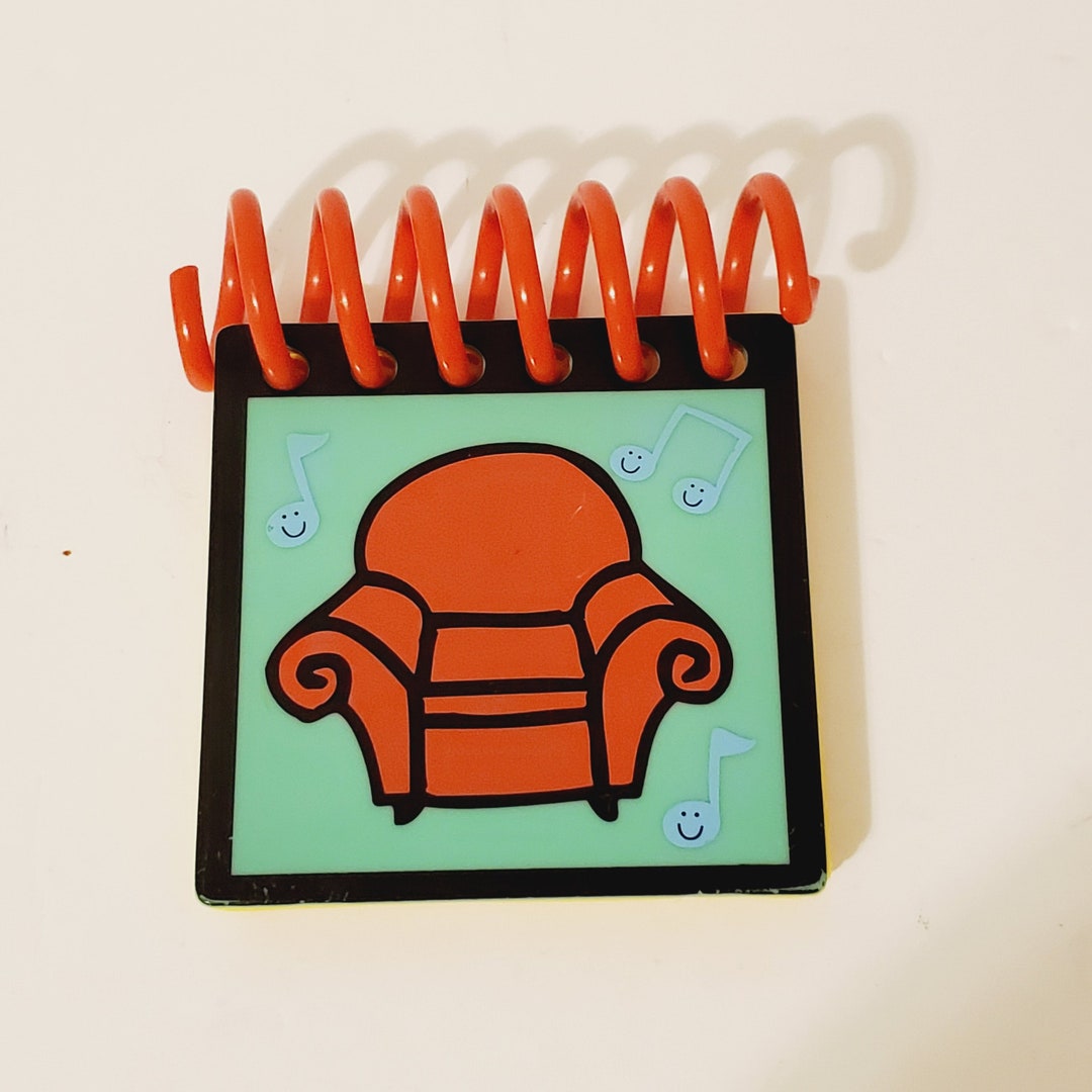 BLUES CLUES Handy Dandy Notebook Warm Water Reveals Answers TV Show Paw Print Clue