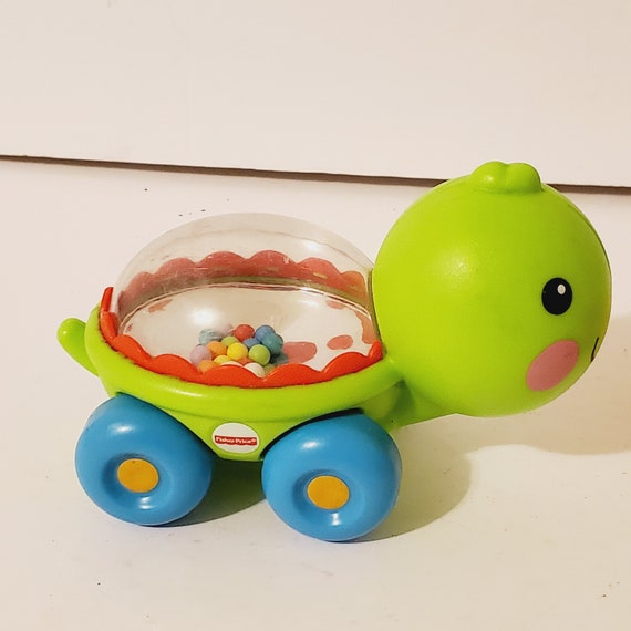 Buy Fisher price Poppity Pop Green Turtle Roller Car Baby Toy