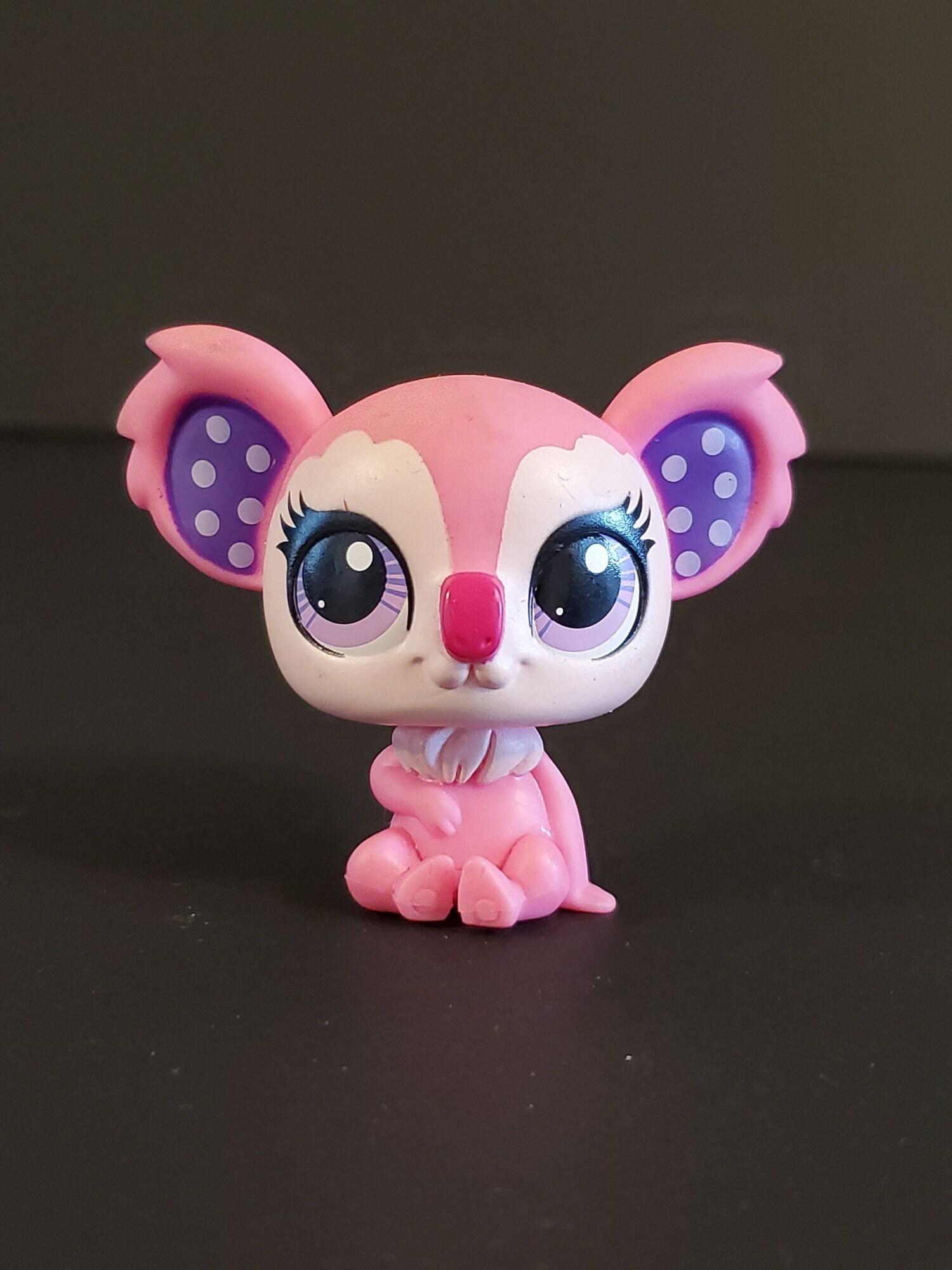 Littlest Pet Shop LPS Authentic 3265 Koala Bear Pinks Purple Inner