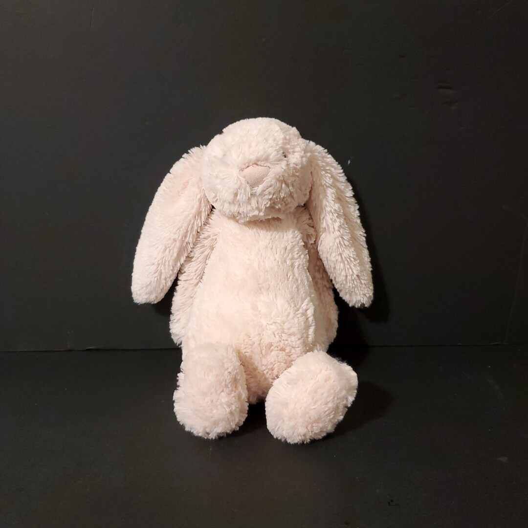 Jellycat Bashful Pink Bunny Animal Soft Plush Rattle, Jellycat Plush