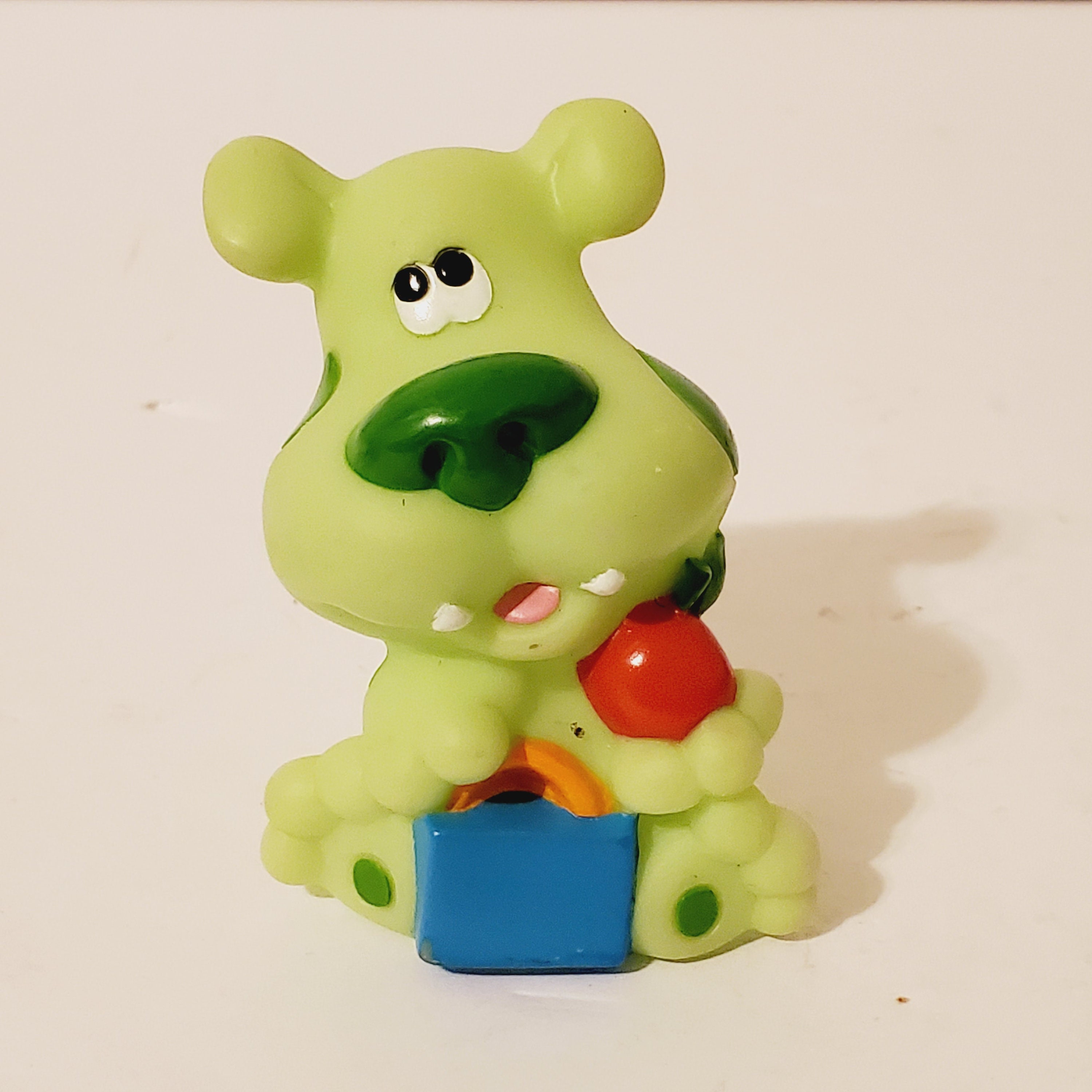 BLUES CLUES Lovable Green Puppy Dog Plastic Viacom Figure TV - Etsy