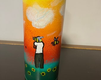 Flower Boy Spray paint can art