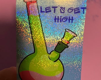 Un sticker holographique haut de gamme