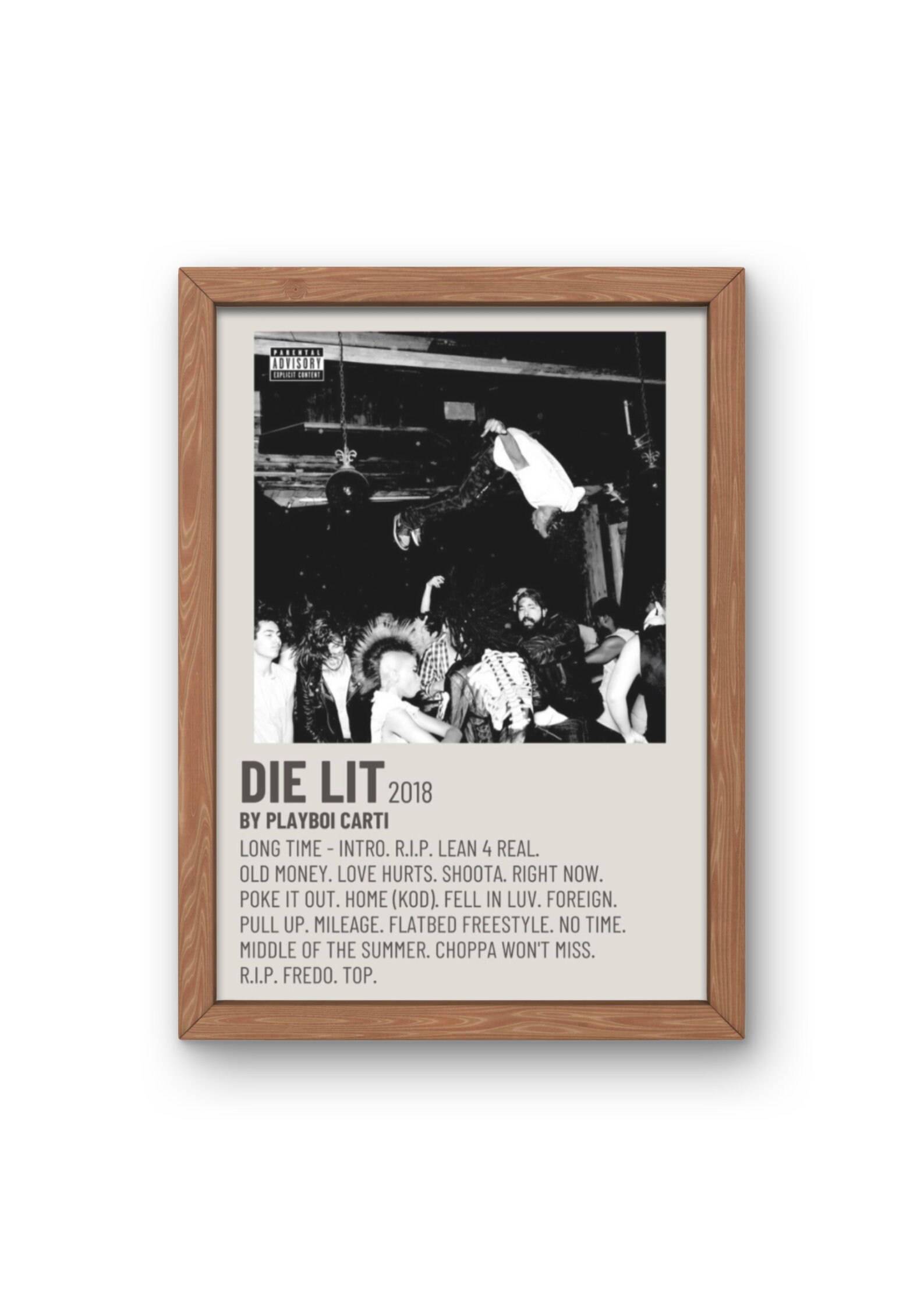 Poster Playboi Carti Sur Toile 20x30 Cm - Déco Murale Sans Cadre, Impression Haute Qualité