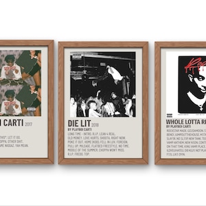 Playboi Carti Poster/ Wandbilder Set