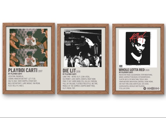 Playboi Carti Poster/ Wall Art Set - Etsy