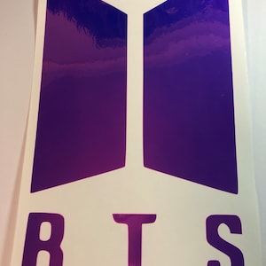 BTS ホログラフィックビニールデカール