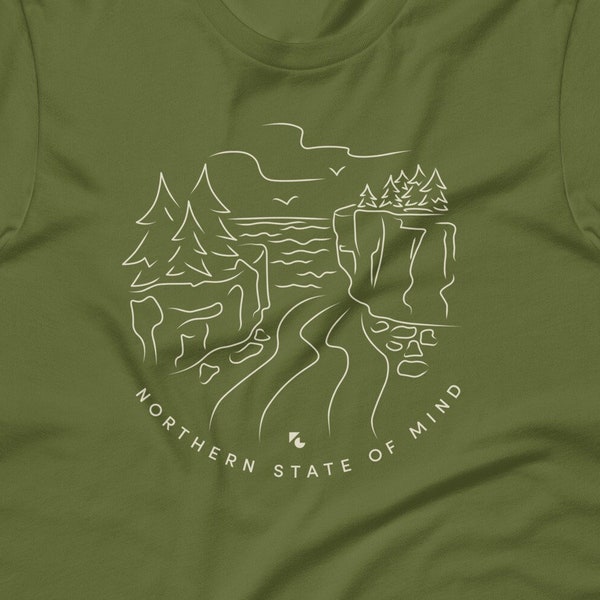 Tributary t-shirt - dark options - Northern State of Mind
