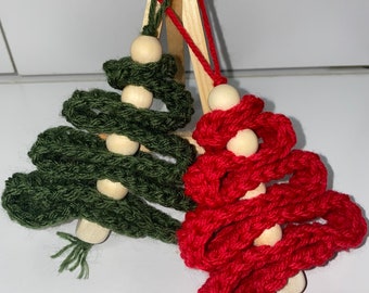 Juego de 2 árboles de crochet