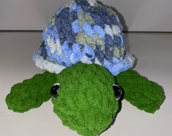 Tortuga de peluche de crochet