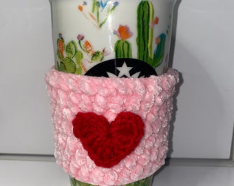 Funda de café rosa