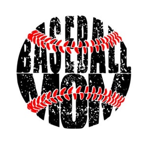 Baseball Mom - Baseball SVG - Baseball Mom SVG - Baseball
