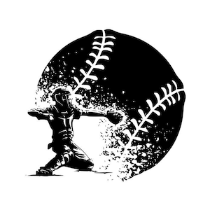 Baseball Catcher SVG - Catcher SVG - Baseball - Baseball SVG
