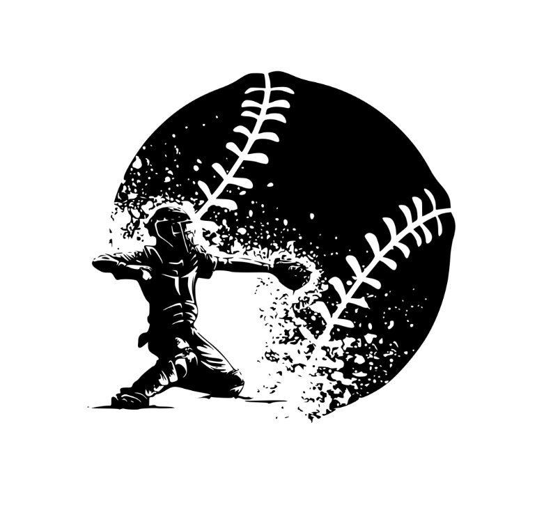 Baseball Catcher SVG Catcher SVG Baseball Baseball SVG Etsy