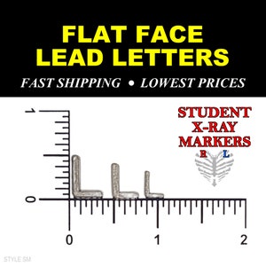 X-ray Marker Lead Letters